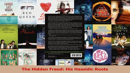PDF Download  The Hidden Freud His Hassidic Roots Read Full Ebook