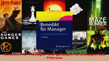 Download  Benedikt für Manager Die geistigen Grundlagen des Führens Ebook Frei