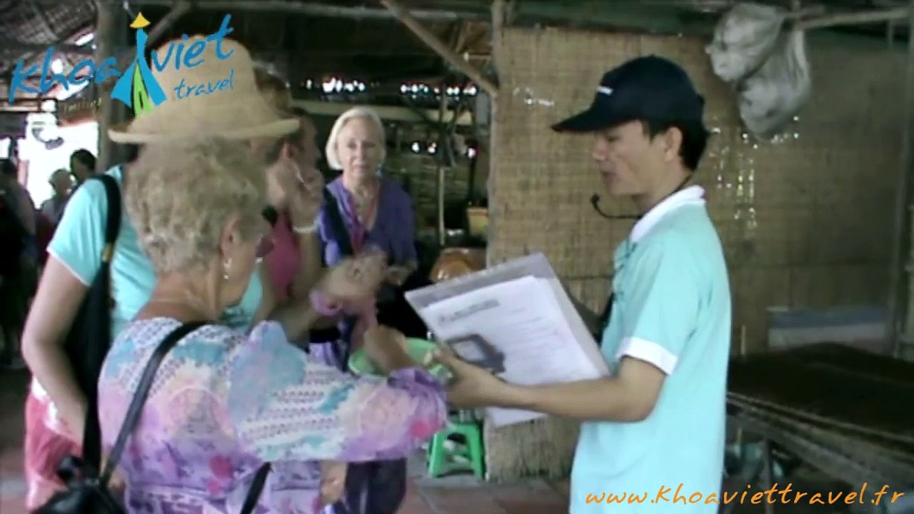 Visite du marché flottant  de Cai Be - bateau Toum Tiou sur Mekong | Voyage Vietnam