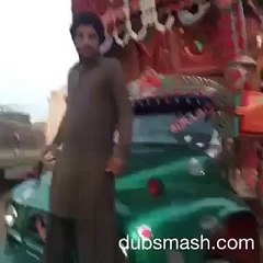 The truck driver got a little too emotional Dubsmash Pakistan