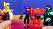 Disney Big Hero 6 Baymax & Mochi Hatch N Heroes Egg Armor up Hiro Fred Honey Lemon Wasabi