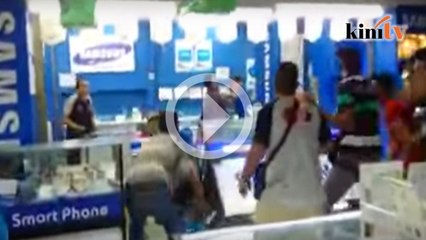Video pergaduhan di kompleks Kota Raya