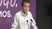 Errejón valora los resultados electorales de Podemos