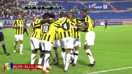 اهداف مباراة الاتحاد والرائد كاس ولي العهد السعودي 2012