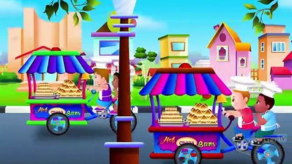 Hot Cross Buns 3D Nursery Rhyme With Lyrics for Children