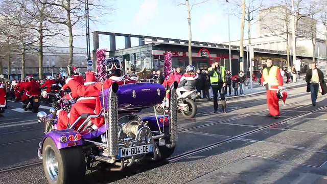 Balade Moto Père Noël Brest 2015