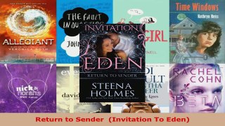 Read  Return to Sender  Invitation To Eden Ebook Free