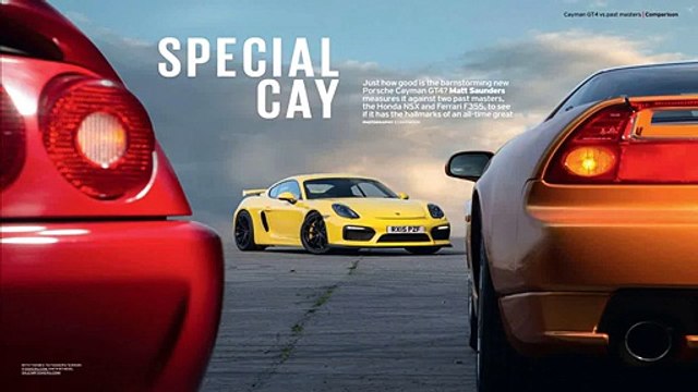 Porsche Cayman GT4 versus Honda NSX and Ferrari 355 - comparison