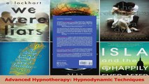 PDF Download  Advanced Hypnotherapy Hypnodynamic Techniques Read Full Ebook