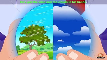 He's Got the Whole World in his Hands – Nursery Rhyme with Karaoke