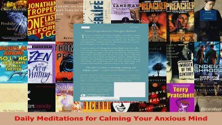 Read  Daily Meditations for Calming Your Anxious Mind EBooks Online