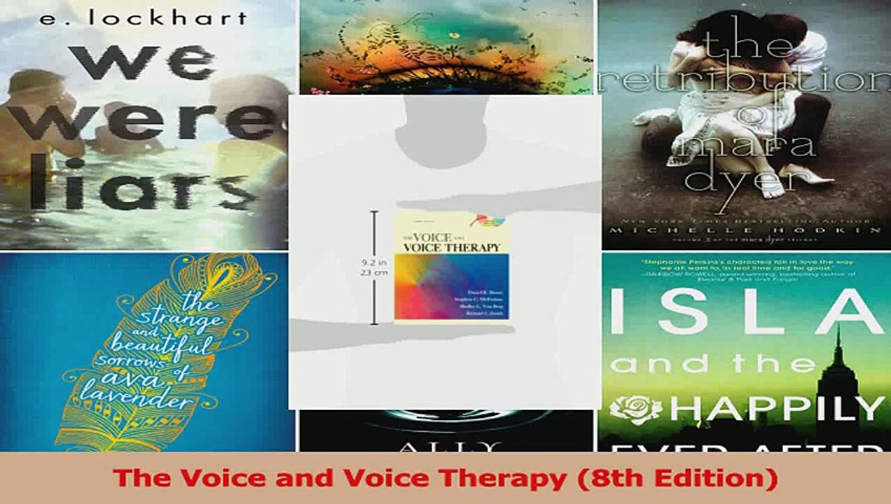 PDF Download  The Voice and Voice Therapy 8th Edition Read Online