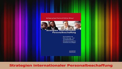 Download  Strategien internationaler Personalbeschaffung PDF Frei