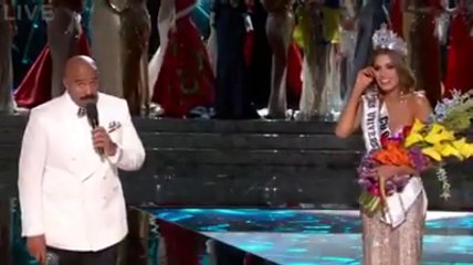 Watch : Steve Harvey Apologizes for Announcing the Wrong Miss Universe 2015