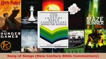 Download  Song of Songs New Century Bible Commentary PDF Online