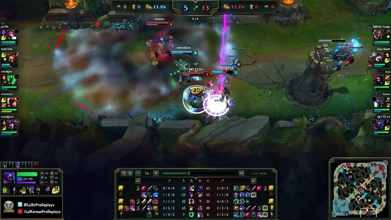 SKT T1 Duke Jax vs Fiora TOP Ranked Challenger Korea [Patch 5.24]