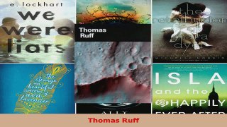 Read  Thomas Ruff EBooks Online