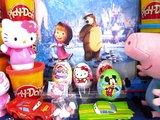 Маша и Медведь, Masha i Medved Frozen, Disney, Peppa Pig Toys Cars, Kinder masha and the bear
