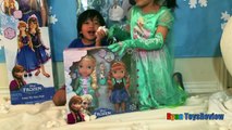 GIANT EGG SURPRISE OLAF WORLD BIGGEST Disney Frozen Videos Elsa Anna Toys Let it Go Ryan T