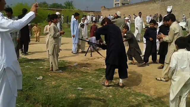 Heavy Public Firing in Pakistan
