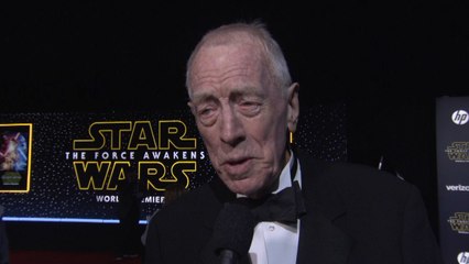 Star Wars: The Force Awakens Premiere: Max Von Sydow