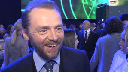 Star Wars: The Force Awakens European Premiere: Simon Pegg