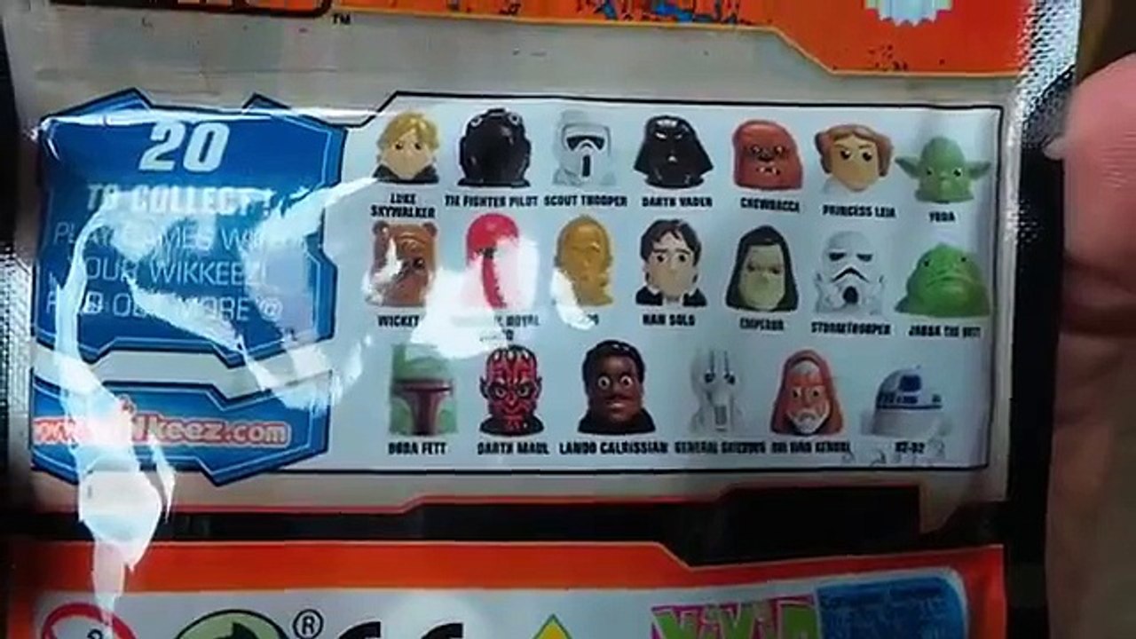 OPENING AND REVIEWING THE STAR WARS SURPRISE WIKKEEZ BAG TOY COLLECTABLES