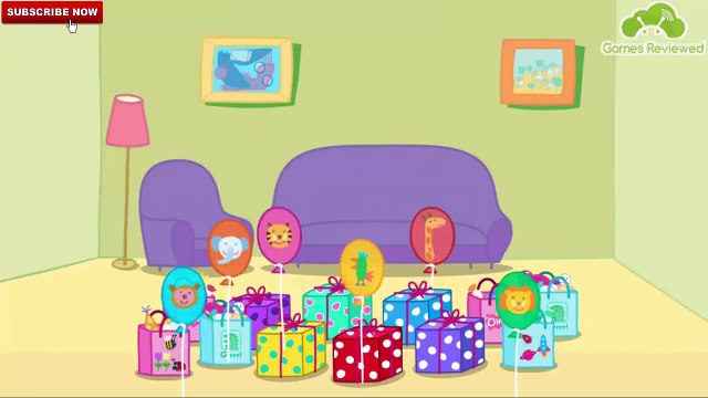 peppa Peppa Pig Party Time iOS Game Walkthrough - iPad Games for Children Playthrough