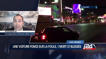 Las vegas : une voiture fonce sur la foule, 1 mort 37 blessés