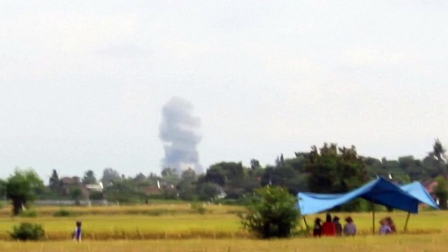 Two pilots die in plane crash at air show in Indonesia
