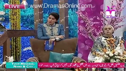 Sitaray Ki Subha with Shaista Lodhi - 21 December 2015 Part 3 - Tips to Protect Hands & Foots in Winter