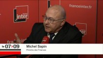 Fiscalité, Espagne :  Michel Sapin répond aux questions des auditeurs du 7/9