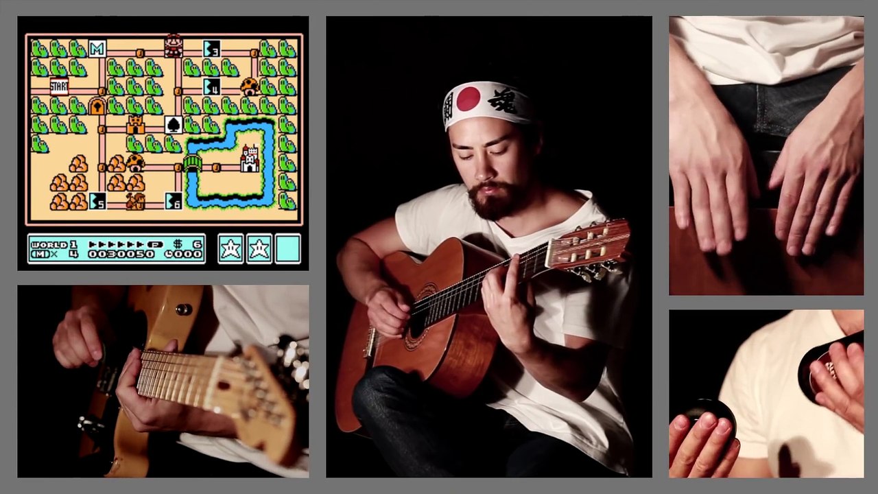 Il joue tout les instruments de la musique de Super Mario Bros. 3