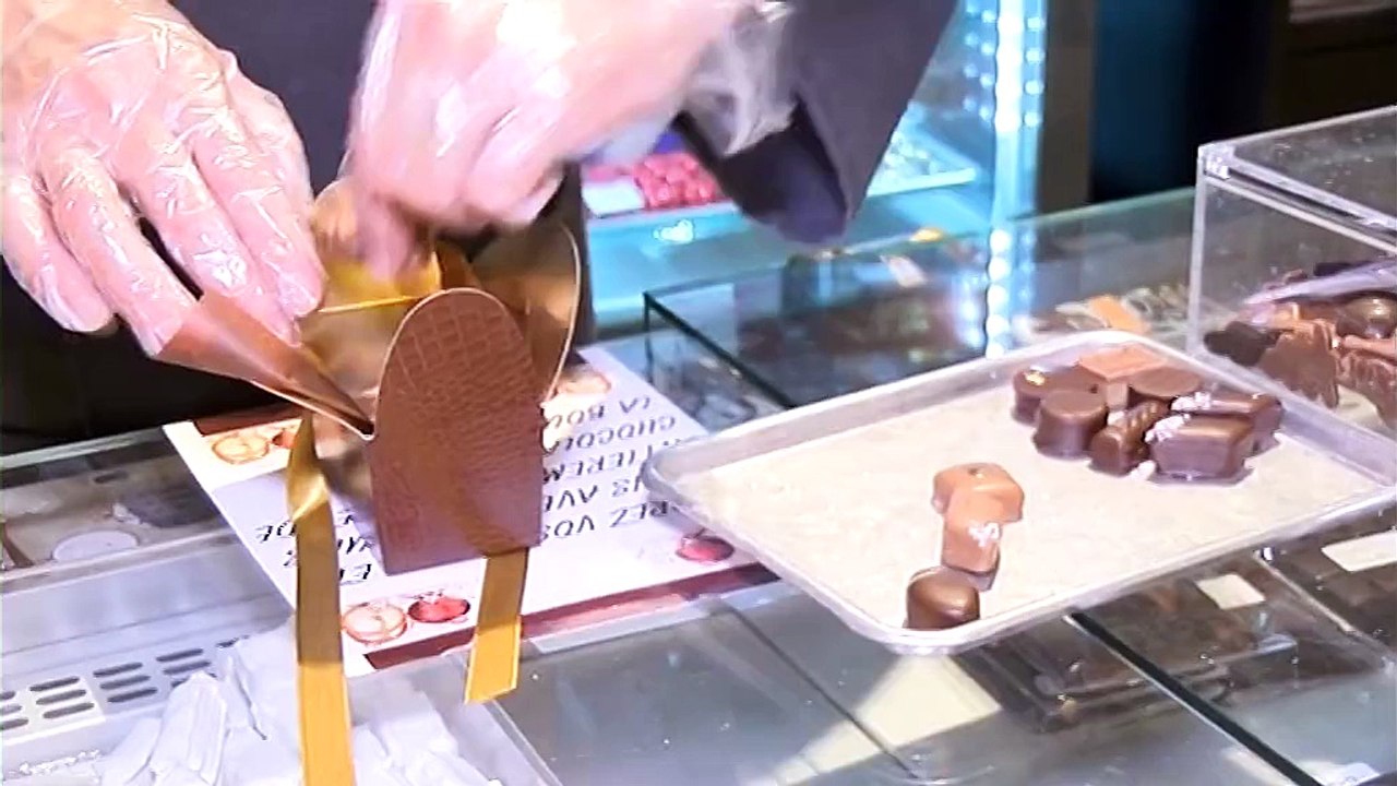 Les chocolatiers en plein rush