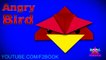 Paper folding - Angry Birds origami instructions Video 60