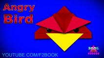 Paper folding - Angry Birds origami instructions Video 60