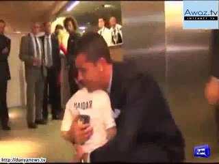 Cristiano Ronaldo meets with an Orphan Muslim Child Haider Mustafa