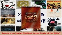Download  Sermons on Isaiah 53 Best Loved Texts of the Bible PDF Online