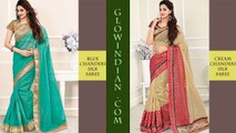 Buy Chanderi Silk Sarees Online Shopping