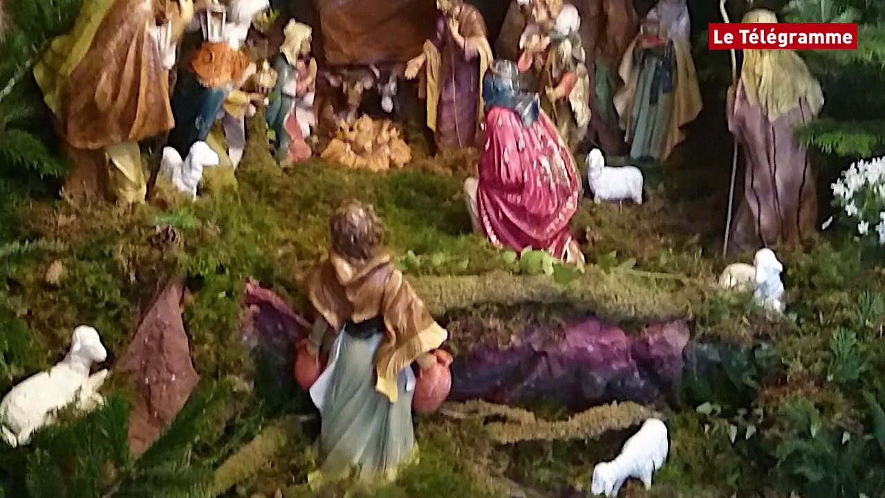 Morlaix. Jean-Pierre Le Roux livre les secrets de sa crèche de Noël géante