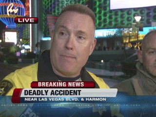 Police talk about deadly crash on Las Vegas Strip