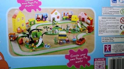 Suzy Sheep Peppa Pig's Classroom Playset - Peppa and her Friends Make Funny Animal Sounds!