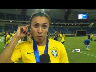 Marta avalia trabalho para Olímpiadas e elogia Formiga