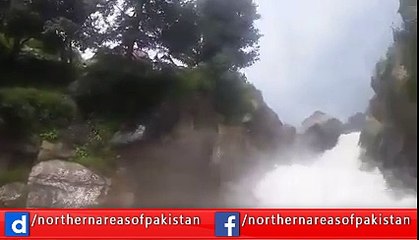 Beautiful View of a Waterfall in Lamcherh Village Dir, KPK #Pakistan (July 2015)