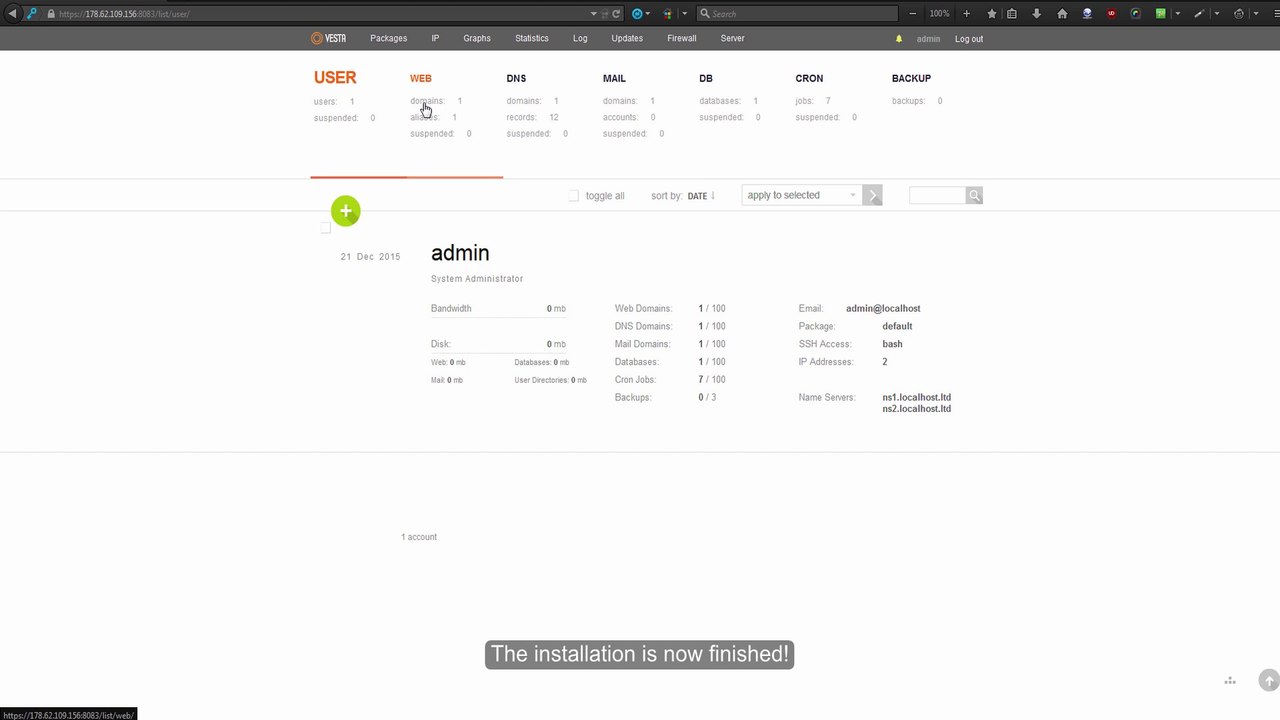 VestaCP Installation Tutorial (Free Website Hosting Control Panel)