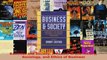Download  Business and Society A Reader in the History Sociology and Ethics of Business Ebook Free