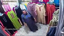 سرقة محل لبيع الملابس في واضحة النهار من طرف إمرأة