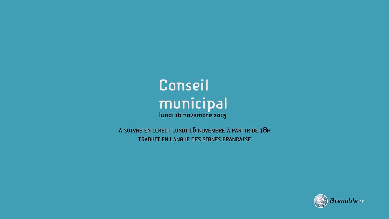 Conseil municipal du lundi 25 janvier 2016