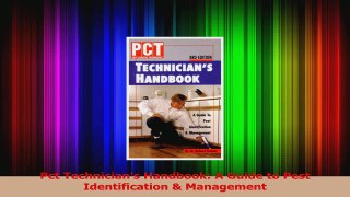 PDF Download  Pct Technicians Handbook A Guide to Pest Identification  Management Download Full Ebook