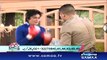 Boxer ‪‎Amir Khan‬ banay Samaa TV kay mehman - Watch How Crazily Sahir Lodhi Punching Amir's Hands